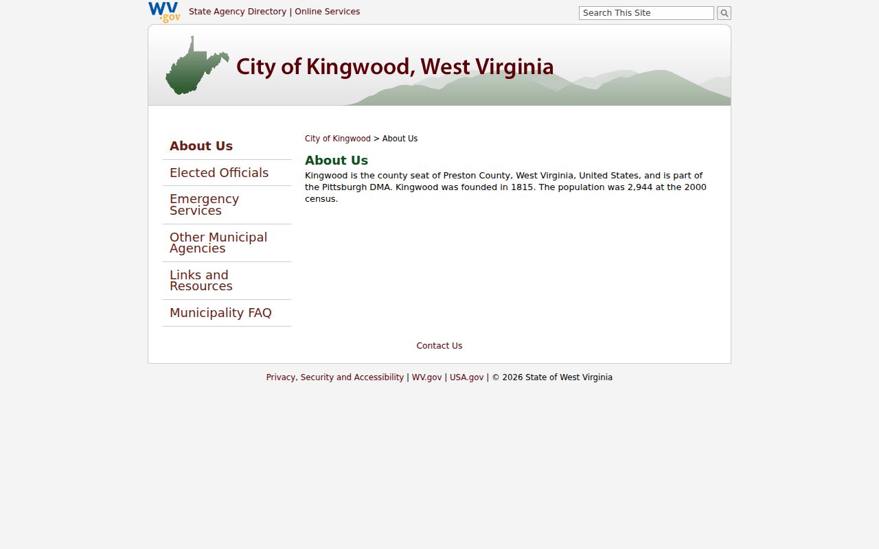 Kingwood property records county seat profile